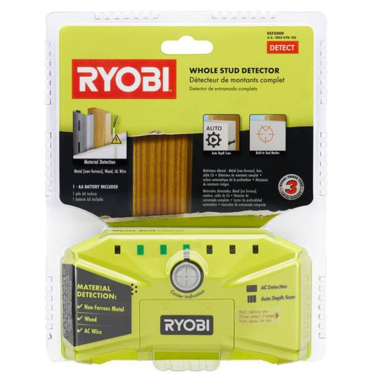 Ryobi Whole Stud Detector Damaged Box