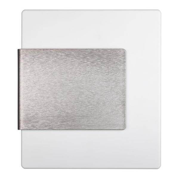 Wireless or Wired Door Bell, White with Brushed Nickel Accent Damaged Package-doorbells & clickers-Tool Mart Inc.