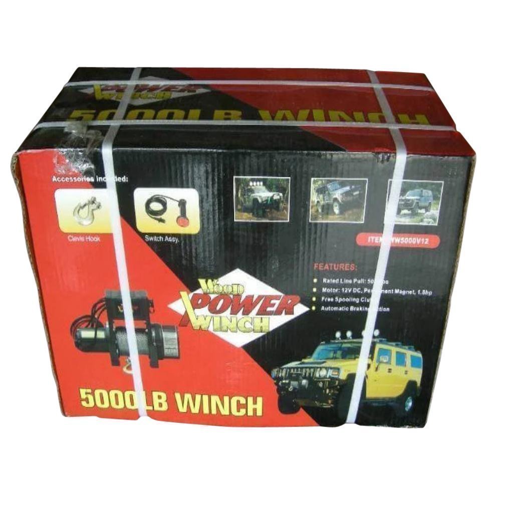 Wood Power 5000 LB Winch-winches & jacks-Tool Mart Inc.